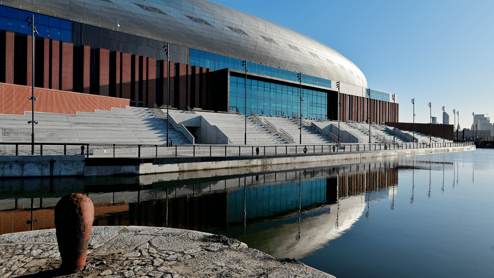 's new grounds at Bramley Moore Dock 's new grounds at Bramley Moore Dock