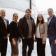 From L R Cllr Liam Robinson Helen Roberts Nathan Spencer Faye Dyer and Mayor Steve Rotheram at Liverpool Experience Campus Credit Jono Symonds Photo Film 1030x736