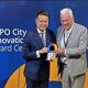 Director General of WIPO Daren Tang with Cllr Graham Morgan, Deputy Mayor of the Liverpool City Region.
