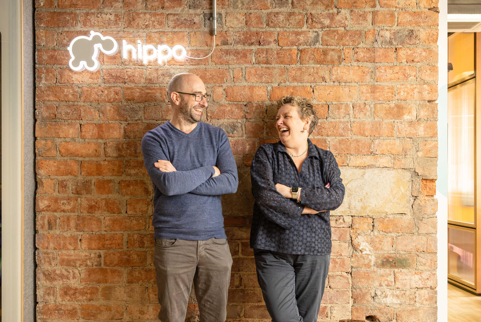 Adam Lewis and Liz Whitefield, co-founders of Hippo