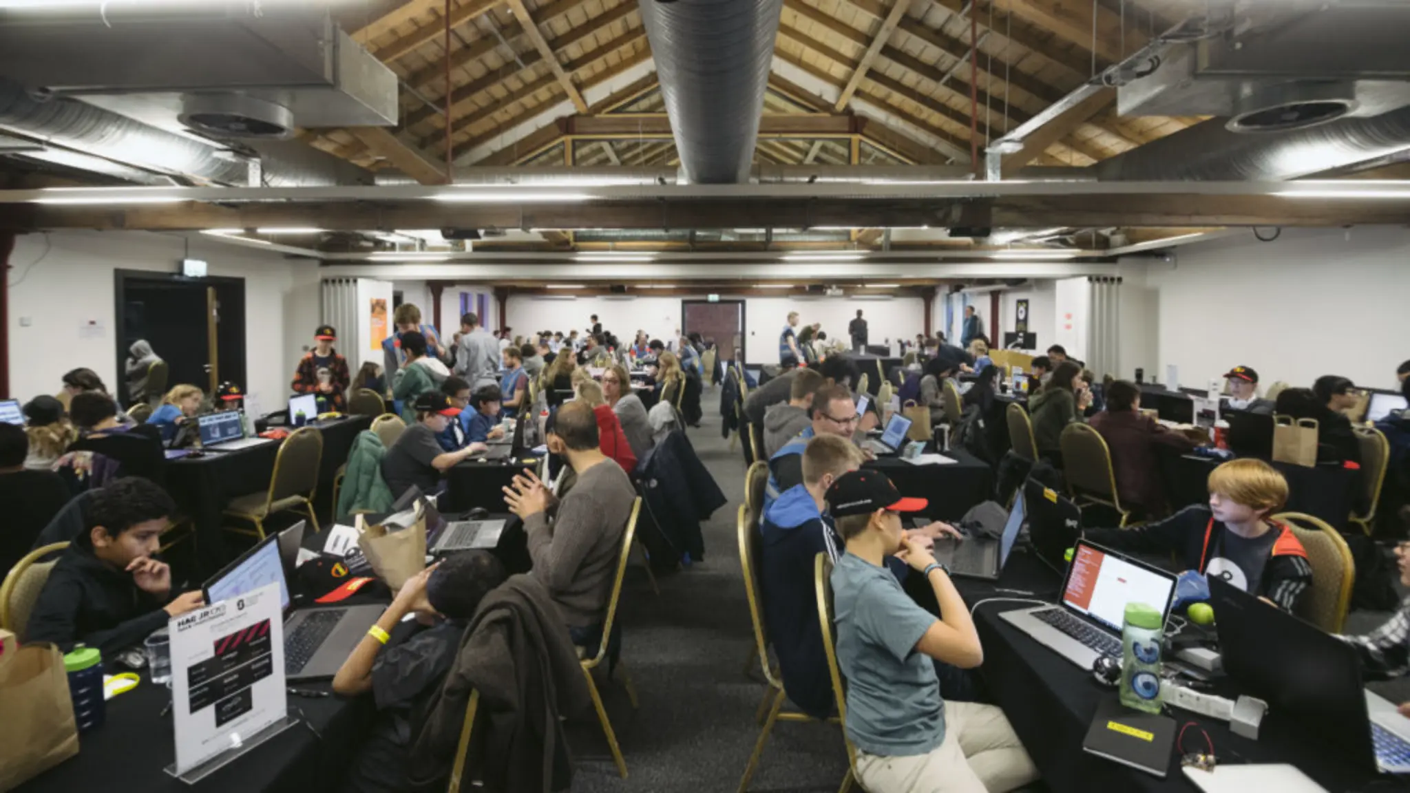 All the contestants at HackManchester Junior 2018