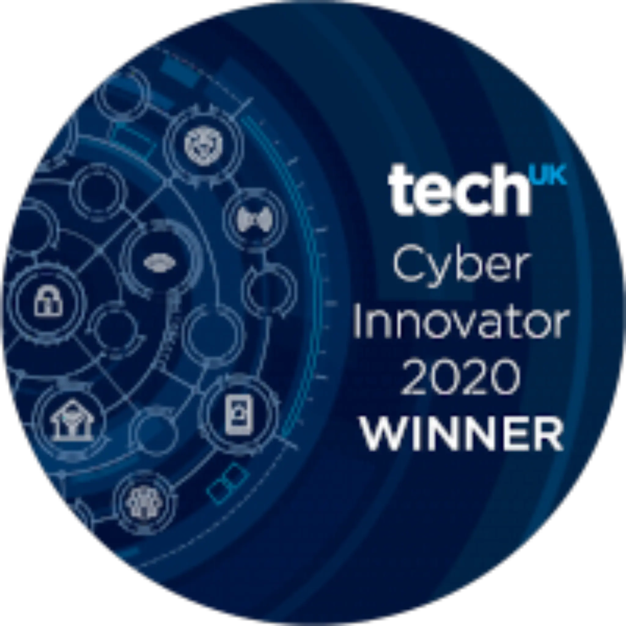 The techUK Cyber Innovator 2020 Winner's logo